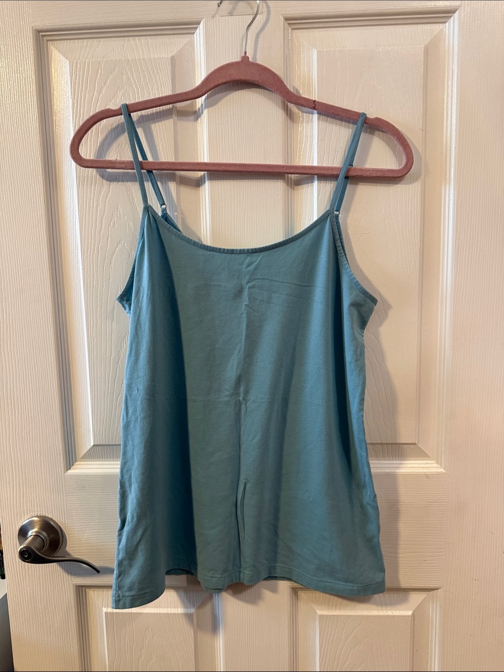 Time and Tru Teal Spaghetti Strap Camisole
